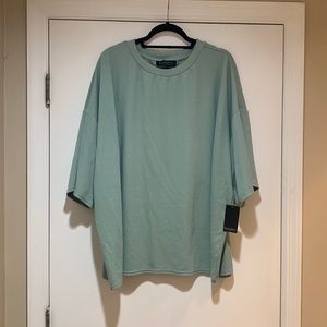 Eloquii Oversized Ribbed Shirt